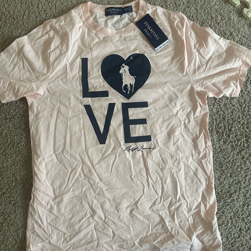 Ralph Lauren PINK Pony shirt